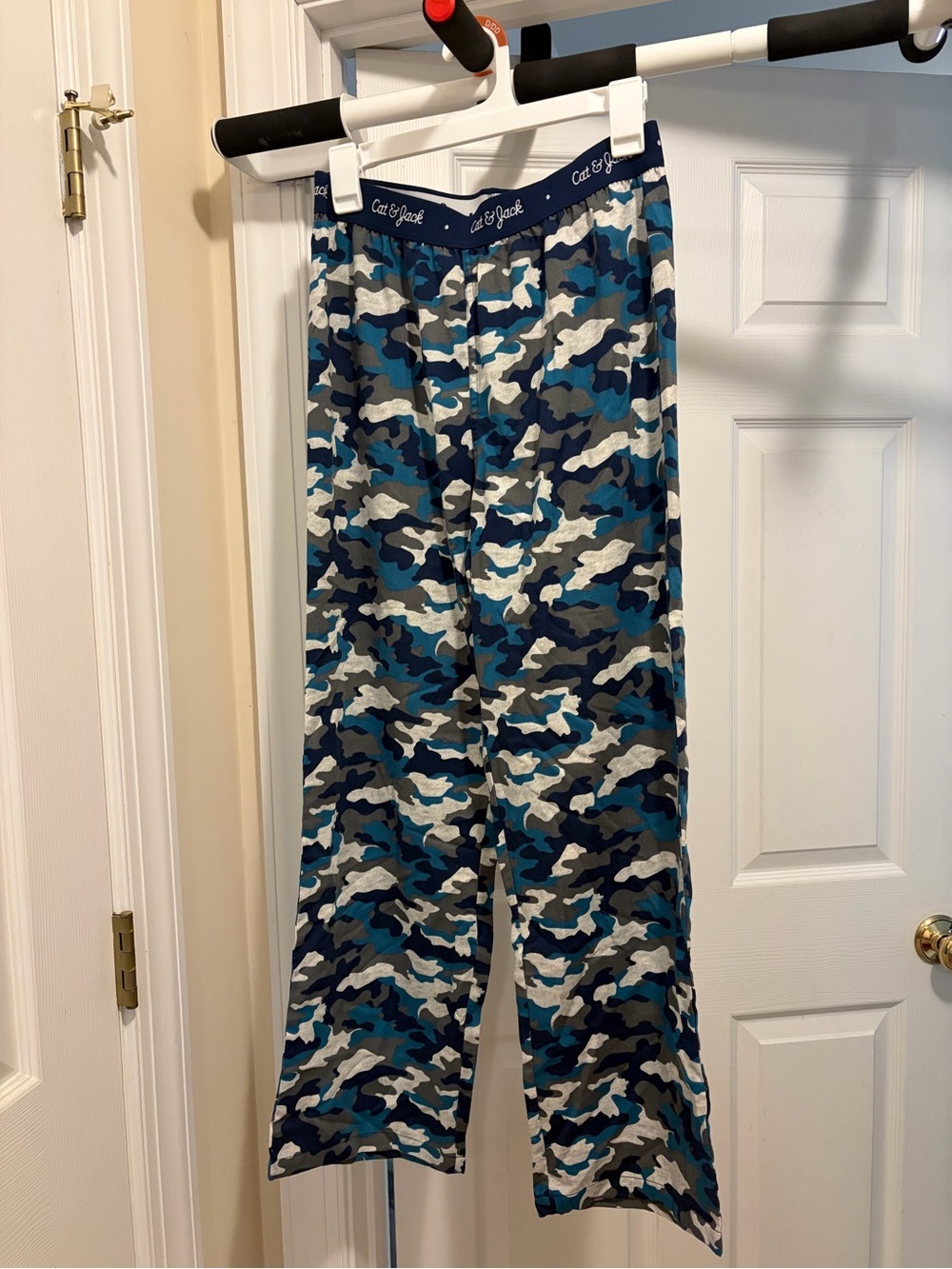 Cat & Jack Blue & Gray Camo Kids Pajama Pants